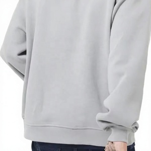 Sudadera con Capucha Unisex Extra Grande, Color Gris Sólido, Corte Regular, Algodón French Terry, Ropa Casual de Invierno, Apta para Impresión, 330g - Product Image 2