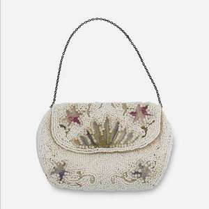 Pochette en verre perlé fait main motif étoile de mer, moderne, durable, avec fermeture à bouton, sac à main de luxe pour femme thème plage, OEM ODM Vente en gros - Product Image 2