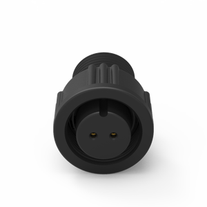 Connecteur étanche IP67 de taille B, 2 broches, moulé avec câble, contact en laiton, 5A - Product Image 3