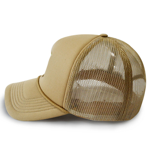 Casquette Trucker Unisexe en Maille Vert et Blanc, Réglable, 6 Panneaux, Décontractée, Printemps-Été, Respirante, Logo Imprimé en Sérigraphie sur le Devant - Product Image 4