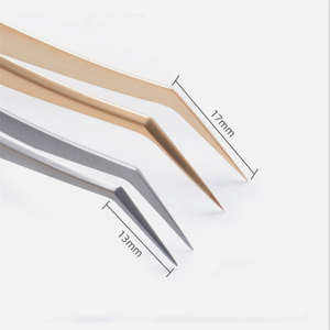 Pinzas para Cejas de Punta Fina, Pinzas para Cejas de Acero Inoxidable de Alta Calidad para Vello Encarnado, Las Mejores Pinzas para Cejas - Product Image 5