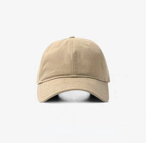 Casquettes de baseball unies en coton, style japonais, pour hommes et femmes, noires, souples, vente en gros - Product Image 3