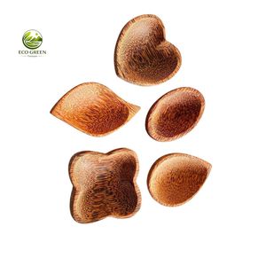 Eco-friendly Handmade Coconut Wood Fruit-Shaped Tableware Bowl Creative Apple, Pear, Pineapple Designs for Serving & <b>Decor</b> - Product Image 6