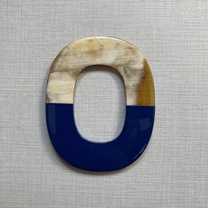 Pendentif en corne de vache fait main écologique, bijoux pour femmes, cadeau d'anniversaire, style décontracté/sportif, forme ovale, bricolage, vente chaude - Product Image 3