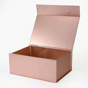 Cajas de Regalo Plegables Doradas al por Mayor, Cajas de Embalaje de Lujo para Joyas y Accesorios - Product Image 1