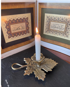 Vintage <b>Brass</b> Candle <b>Holder</b> Arts And Crafts Style Home Decor Handmade <b>Brass</b> <b>Candlestick</b> Stand Decorative Taper Candle <b>Holder</b> - Product Image 5