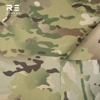 MC Camouflage 40D 320T Tissu léger à motif gaufré en nylon mat mat pour vêtements d'extérieur d'hiver résistant au duvet WR + NIR