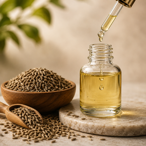 Huile de graines de cumin en vrac, huile essentielle de graines de cumin pure, 100% naturelle, distillée à la vapeur - Exportateur en gros B2B Inde - Product Image 3