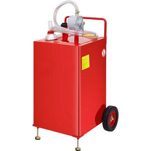 Serbatoio Portatile per Carburante da 30 Galloni con Pompa di Trasferimento Manuale, Contenitore per Carburante Diesel a 2 Ruote - Product Image 1