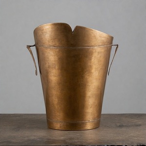 Metal Garbage <b>Bin</b> Rust Proof and Long Lasting Metal Waste <b>Bin</b> with Compact Design for Space Saving Use - Product Image 4