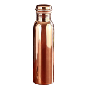 Pure Copper <b>Water</b> Bottle 1000ml Leak-Proof Ayurvedic Drinking Vessel For Gym & Office Eco-Friendly Glossy Finish <b>Bulk</b> Wholesale - Product Image 1