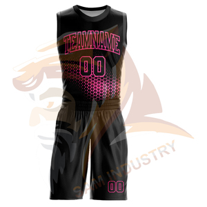 Uniformes de Baloncesto Personalizables, Transpirables, de Secado Rápido, Tallas Grandes, de Poliéster, Camiseta sin Mangas y Pantalones Cortos, Ecológicos - Product Image 2