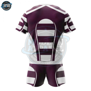 Uniforme de Rugby Sublimado para Hombre, Nuevo, al por Mayor, con Diseño Impreso y Pantalones Cortos, Uniforme de Rugby Profesional - Product Image 6