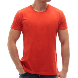 T-shirts en coton personnalisés pour hommes, t-shirts unis vierges, t-shirts de marque personnalisés à prix avantageux pour hommes - Product Image 4