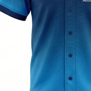 Camiseta de Béisbol Sublimada de Primera Calidad, Colores y Logotipos Personalizados, Transpirable, de Secado Rápido, Uniformes Deportivos para Equipos, Venta al Por Mayor - Product Image 2