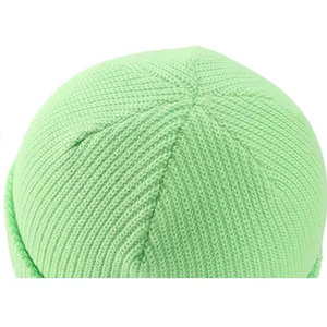 Winter Double Layer Thick Plain Customize <b>Beanie</b> Solid <b>Beanies</b> With Custom Logo inter Warm Hats Women Men Checkered Pattern - Product Image 3
