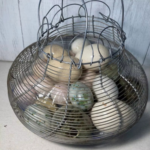 Multi-Use Wire <b>Storage</b> Basket for <b>Eggs</b>, Fruits and Kitchen Essentials - Product Image 1