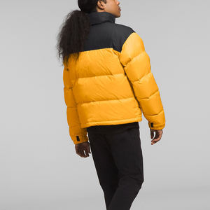 Chaqueta de burbujas para mujer de doble color, cálida y cómoda, ideal para deportes al aire libre y clima frío. - Product Image 4