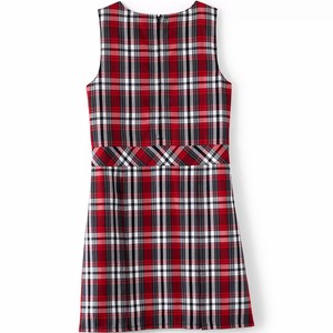 Robe d'uniforme scolaire pour l'école primaire, jupe écossaise longue jusqu'aux genoux, personnalisable, uniforme scolaire pour filles, haut d'uniforme scolaire, haut écossais long jusqu'aux genoux - Product Image 4