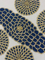 Sets de table brodés perlés faits main de luxe pour mariages, événements et décoration intérieure