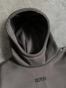 Sweat-shirt oversize pour homme, style streetwear, épaules tombantes, décontracté, pour la gym, en tissu épais, essentiel de la mode urbaine moderne. - Product Image 5