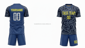 Uniforme de football pour hommes, col en V réfléchissant, séchage rapide, respirant, personnalisable, OEM, vente en gros - Product Image 2