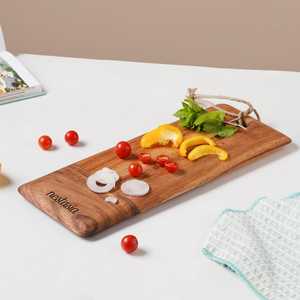 Plateau de service décoratif en bois au prix le plus bas pour restaurants et mariages, design moderne, compatible lave-vaisselle, plateaux de luxe personnalisables - Product Image 3