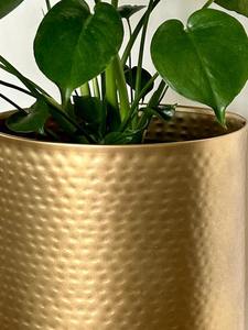 Handmade Brass Vase Hammered Gold Finish Modern Tabletop Decor For Housewarming At <b>Best</b> Price - Product Image 2