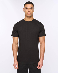 <b>Knitted</b> Polyester / Cotton Casual Men's T-Shirt <b>Set</b> OEM Men's Summer Crew Neck 2 Piece Outfit T-Shirt Shorts <b>Set</b> Fashion - Product Image 2