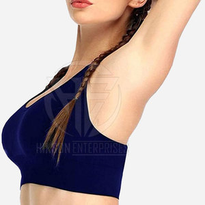 Sujetador deportivo acolchado sin costuras para mujer, sujetador deportivo para yoga, sujetador deportivo push-up para gimnasio, en venta. - Product Image 2
