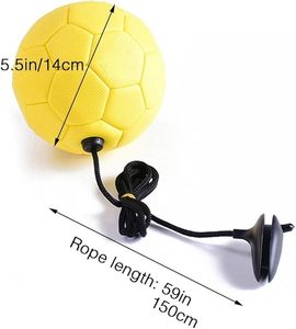 Durable Lightweight Beginner Trainer Practice Belt Size 3/4/5 Eco-Friendly Indoor/Outdoor Football Rope Touch Kick <b>String</b> <b>Ball</b> - Product Image 2