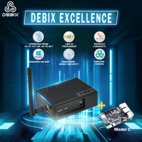 DEBIX imx93 mini pc WiFi 32g16g Ubuntu Linux OS industrial Edge Computing CPU integrado sin ventilador industrial mini Box PC computadora