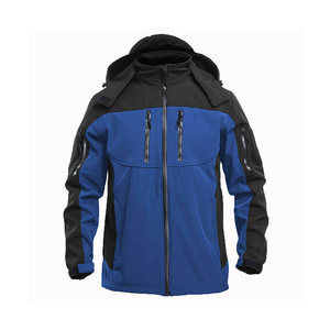 Chaqueta Softshell Personalizada para Hombre, Cortavientos, Resistente al Agua, con Cuello Alto, para Deportes al Aire Libre y Senderismo - Product Image 3