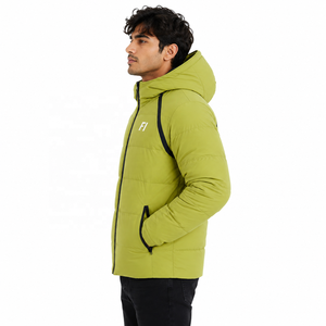 Unisex Premium Quality Thick Nylon Zipper Hooded Puffer Jacket Customized Winter Warm Bubble Men's Jackets Wholesale Supplier - Product Image 4
