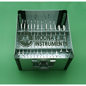 Ensemble de forceps d'arthroscopie 12 pièces avec boîte de stérilisation en aluminium, instrument chirurgical orthopédique certifié CE ISO13485 - Product Image 2