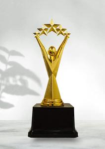 Trofeo Metálico Elite India para Programas de Reconocimiento de Excelencia de Empleados de Empresa, Trofeo a Precio de Mayoreo con Suministro Directo - Product Image 3