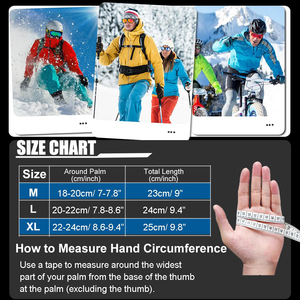 Factory Made Windproof Thermal Winter <b>Gloves</b> <b>Touchscreen</b> Windproof Cold Weather Work For Outdoor Cycling Unisex Winter <b>Gloves</b> - Product Image 6