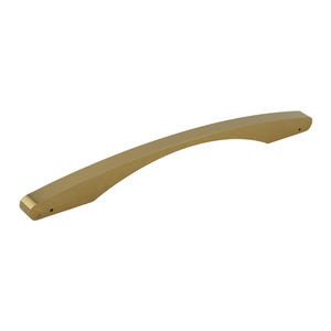 Poignée de porte principale en aluminium courbée, finition soyeuse noire PVD, or rose, élégante et moderne, quincaillerie pour porte d'entrée - Product Image 3
