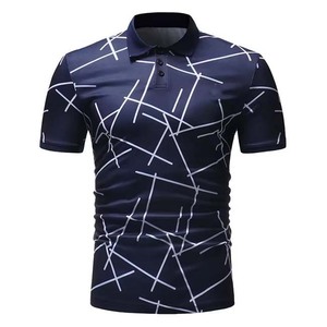 เสื้อโปโลผู้ชายฤดูร้อนปี 2026 เสื้อยืดโปโลพิมพ์ลายแบบซับลิเมชั่น เสื้อโปโลผ้าฝ้ายสำหรับตีกอล์ฟ ระบายอากาศได้ดี เสื้อลำลองผู้ชาย - Product Image 6