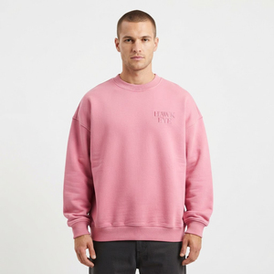 Sudaderas con capucha para hombre, sudaderas de cuello redondo, sudadera de algodón y felpa, moderna, extragrande, con hombros caídos, para hombre - Product Image 4