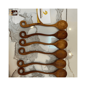 Cuillère en bois écologique pour cuisine, vente en gros, ensemble de couverts en bois de bouleau naturel, ustensiles de cuisine, finition lisse, durable, pour la table - Product Image 2