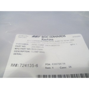AMAT 0020-23041 Abrazadera, Protector, Oblea de 8 pulgadas, Anillo 424131 - Equipo y piezas de semiconductores de confianza de la marca global legada - Product Image 1