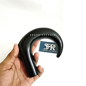 ด้ามจับไม้เท้ารูปเขาควายทำด้วยมือด้ามจับไม้เท้าโค้งตามหลักสรีรศาสตร์หัวไม้สำหรับช่วยเดินและสะสม - Product Image 3