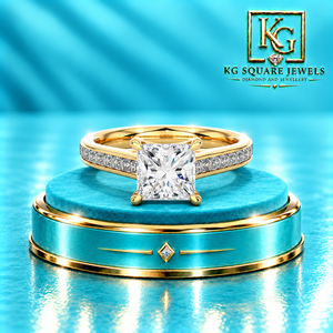 Anillo de Compromiso de Diamante Creado en Laboratorio con Corte Cojín, Diseño Vintage, en Oro Blanco de 14 Quilates para Ocasiones Especiales - Product Image 1