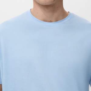 Camisetas personalizadas 100% algodón para gimnasio y uso diario, camisetas con logo personalizado, fabricante OEM ODM, camisetas lisas teñidas de gran tamaño. - Product Image 2