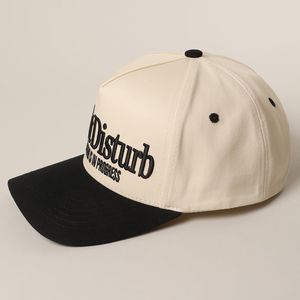 Casquettes de baseball tendance personnalisées imperméables Snapback perforées plates classiques Casquettes de sport 5 panneaux style Dad Hat - Product Image 4