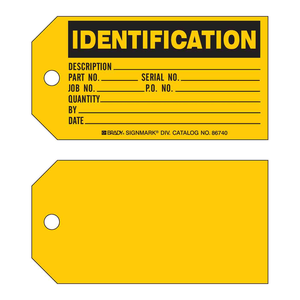 Etiqueta de Identificación de Activos Brady Resistente al Calor y a los Químicos, 3 x 5.75 Pulgadas, Señalización de Tráfico - Product Image 3