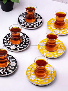 เชิงเทียนมุกอิสติกานา จานชาเปลือกหอย ของตกแต่งบ้าน งานฝีมือฝังมุก ผลิตโดยบริษัท บีเอ็มเอส เอ็นเตอร์ไพรส์ รุ่น BMS-M-TL6 - Product Image 4