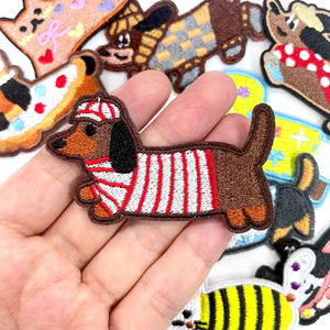 Petite écusson en tissu personnalisé avec logo brodé, thermocollant ou à coudre, pour vêtements, sacs, casquettes, chapeaux, applique DIY, fabrication OEM - Product Image 2