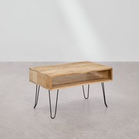 Table basse en bois de manguier Vandana Amber Space Dugan